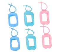 Gogogmee Confezione Da 6 Flaconi Compatti Da Viaggio Con Flacone Spray Da 50 Ml Riutilizzabili in Silicone Sicuro Set Di 3 Colori Per Occasioni Speciali