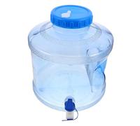 Gogogmee Contenitore Acqua da Campeggio con Rubinetto Integrato Tanica in Plastica Riutilizzabile per Escursioni e Emergenze Maniglia Resistente Colore Azzurro