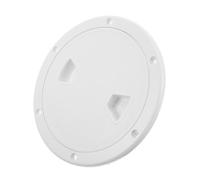Gogogmee Copertura Boccaporto Rotonda Antiscivolo in ABS Resistente e Piastra Copertura per Ispezione Sigillatura Stagna per Yacht Kayak e