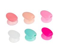 Gogogmee Copri Pennelli Per Labbra in Silicone Anti-smarrimento, Set Da 6 Pezzi Copri Testina, Flessibili e Resistenti, Per Trousse Da Viaggio e Protezione Dal Polvere