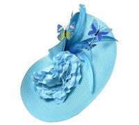 Gogogmee Copricapo fatto a mano elegant barrette el party fashion lady charmer donne cappello da sposa da donna cappello da sposa affascinante cappello da tè Copricapo per banchetti tessuto