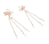 Gogogmee Copricapo Tradizionale Cinese Con Forcina Fiori E Nappe Elegante E Alla Moda