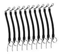 Gogogmee Cordini Portachiavi Elastici A Molla 10 Pezzi Portachiavi A Spirale Moschettone per