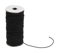 Gogogmee Cordoncino Elastico Rotondo Nero per Cucito Abbigliamento Bobina YD Corda Intrecciata Resistente ed Elastico per Fasce Vita Pantaloni Sartoria e Progetti Fai da Te