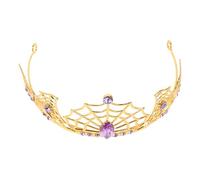 Gogogmee Corona Tiara Ragno con Strass Copricapo Gotico per Halloween e Cosplay Fascia Elegante per Festa Mascherata e Costume da Strega