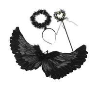 Gogogmee Costume Per Con e Bacchetta Set Cosplay Per e Spettacoli Accessorio Per Ruolo Costume Natale e Halloween