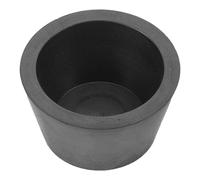 Gogogmee Crogiolo in Grafite Nero per Fornace a Vuoto Resistente a Temperature Elevate e All'usura per Fusione di Argento e Metalli in Processi ad Alta Temperatura