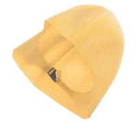 Gogogmee Cuffia in Silicone per Mèches Dorata Riutilizzabile con Ganci per Colorazione Chioma, Cappello per Tintura e Glassa Professionale, Adatta a Saloni e Uso Domestico