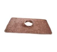 Gogogmee Cuscino Massaggiante Riutilizzabile Per Lettino Con Finestra Per Viso Telo Da Massaggio Marrone Accessorio Per Centri Benessere e Massaggiatori Professionisti