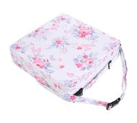 Gogogmee Cuscino Rialzo per Sediolina con Doppie Cinghie Imbottitura Morbida e Copertura Lavabile Adatto Sedie di Diverse Misure Design Cartone Animato Rosa