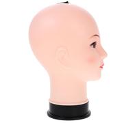 Gogogmee di Manichino in Plastica per Esposizione Cappelli e Parrucche Calva Realistica con Perni in Gomma per Occhiali e Accessori per Visual Merchandising e Negozi di Abbigliamento