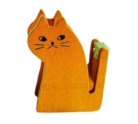 Gogogmee Dispenser Nastro Adesivo Gatto in Legno Vintage Portanastro da Scrivania Adorabile e Pratico Taglierina Facile da Usare Regalo per Amanti dei Gatti e Ufficio