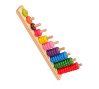 Gogogmee Educativo in Legno per Blocchi Matematici Grandi Didattico per Contare e Stimola Abilità Pratiche e Classificazione Adatto Ragazzi e Ragazze