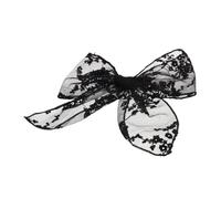 Gogogmee Elastico Per Capelli in Pizzo Nastri Per Capelli Vintage Neri Fermacoda Per Donne e Ragazze Casual e Formali