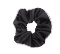 Gogogmee Elastico per Nero in Raso Fascia Elasticizzata Moda Accessorio Donna Chic per di Cavallo e Acconciature Eleganti Effetto Liscio e Morbido Adatto Tutti gli Stili