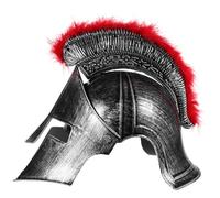 Gogogmee Elmo da Cosplay Romano Antico Casco da Soldato Decorativo in Argento Cappello da Festa per Carnevale Halloween e Spettacoli Accessorio Fotografico per Costume Storico