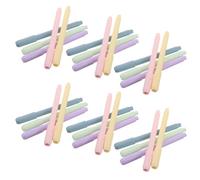 Gogogmee Estensore per Matite 30 Pezzi Portamatite Ergonomico Antiscivolo per e Studenti Prolunga per Matite Colorate Pastelli e Sopracciglia Supporto per Correzione Presa e Disegno