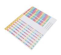 Gogogmee Etichette Adesive Numeriche per Pannelli Interruttori Kit da 10 Fogli Impermeabili per Identificazione Quadro Elettrico Adesivi Centro Carico per Manutenzione e