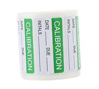 Gogogmee Etichette Di Calibrazione Autoadesive Scrivibili Permanenti 300 Pezzi Rotolo Per Controllo Qualità Magazzino Pallet