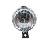 Gogogmee Faro Anteriore della Bici retrò a LED 3 Luci per Mountain Bike Batteria, Luce Sicurezza per Ciclismo Serale e attività all’Aperto, Colore Nero Vintage