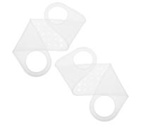 Gogogmee Fascia Facciale in Silicone a Forma di V per Sollevamento del Mento, Cinturino Ergonomico Traspirante la Riduzione del Doppio Mento Durante la Notte - 2 Pezzi per Modellatura