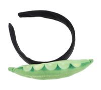 Gogogmee Fascia Peluche Piselli Morbida e Divertente per Trucco e Lavaggio Viso Accessorio Originale per Halloween Live Streaming e Spa Fascia e Adulti