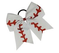 Gogogmee Fascia per Chioma Fiocco in Nastro Blu per Partite di Softball, per Cheerleader, Design Classico e Fissaggio Sicuro che Resta al Suo Posto Colore Casuale