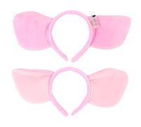Gogogmee Fascino Eccentrico Cerchietto Con Orecchie Di Maiale Per Party e Cosplay Accessorio Per Leggero Con Luce Rosa