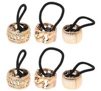 Gogogmee Fermagli per Coda di Cavallo in Plastica Dorata Finitura Elettroplaccata Set 6 Pezzi un Look Elegante e Chic Adatti a Diversi Tipi di Chioma