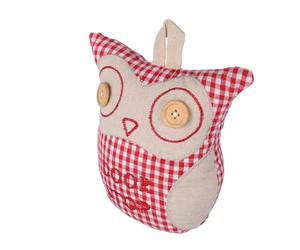 Gogogmee Fermaporta Gufo Decorativo in Stoffa Morbida Fermaporta Animale Appesantito e Portatile per Casa e Ufficio Blocco Porta Antivento per Interni