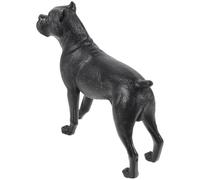 Gogogmee Figura di Cane Simulata in Plastica Resistente, Statuetta Decorativa Realistica Cane Corso, Giocattolo Educativo Leggero per Camera e Arredamento, Riproduzione Animale Artificiale