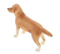 Gogogmee Figura Giocattolo di Cane Labrador in Plastico Realistica e Dipinta a Mano, Sicura per Ragazzo Ragazza, per Giochi di Ruolo e Decorazioni per Torte
