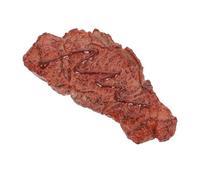 Gogogmee Finta Bistecca Decorativa in Plastica Giocattolo Educativo e Decorazione Per Casa Panetteria Arredamento Per Ristoranti Simile Una Vera Bistecca