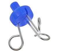 Gogogmee Gancio per Supporto per Infusione in Acciaio Inox 3 Ganci Antiruggine Accessorio per Asta Flebo Cliniche Ospedali Facile da Installare e Resistente