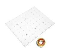 Gogogmee Geoboard Magnetico Trasparente per Aula Gioco Montessori per Apprendimento Geometrico e Sviluppo Abilità Motorie Strumento Didattico Versatile per Matematica e Problem Solving