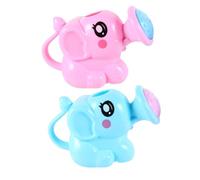 Gogogmee Giocattoli da Bagno Annaffiatoio Elefante 2 Pezzi per Ragazzo Ragazza Spruzza Acqua in Abs Protegge la Pelle per Bagnetto dei Piccoli
