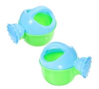 Gogogmee Giocattoli da Doccia per 2 Pezzi, Annaffiatoio di Plastica Colorato Sicuro e Resistente, Mini Giocattoli da Bagno per Sviluppare la Presa e Gioco Estivo