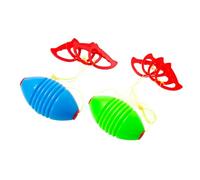 Gogogmee Giocattolo Interattivo Palla Doppia per Ragazzo Ragazza 2 Pezzi in Plastica Colore Assortito, Stimola Relazione e Salute Fisica e Mentale, Gioco Sportivo per Età 3 Colore Casuale