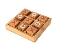 Gogogmee Gioco da Tavolo in Legno Tocca le Dita per 7-14 Anni, Set Tris Compatto Custodia Integrata, Gioco Famiglia Educativo per Feste e Socializzazione