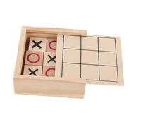 Gogogmee Gioco da Tavolo in Legno Toe per Famiglie e Anziani e Portatile con Scatola per Viaggi Classico Puzzle Educativo per Gruppi Decorazione per Casa