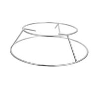 Gogogmee Inferiore in Acciaio Resistente per Pentole Angolare Rotonda per Caldaia Supporto per Cottura Vapore Cucina e Uso Domestico