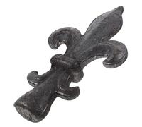 Gogogmee Iron Fence Finials With European Design Decorative Security Fence Topper For Garden And Courtyard Weldable Cast Iron Post Caps Outdoor Accessories