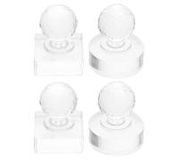 Gogogmee Kit 4 Pezzi Strumento per Stampa Timbri Ombretti, Pressa Compatta per Riparazione Trucco Occhi, Ausilio Fai da Te Portatile per Palette Polveri Cosmetiche