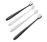 Gogogmee Kit Da Viaggio Con Spazzolini Da Denti Confezione Da 4 Spazzolini Extra Morbidi Delicati Sulle Gengive Portatili Per Viaggi Campeggio E Uso Quotidiano