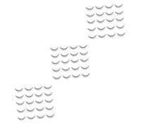 Gogogmee Kit Di 3 Ciglia Finte Soffici Ciglia Finte Naturali Per Donne Ciglia A Grappolo Individuali 10 Paia*3