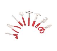 Gogogmee Kit Di 8 Utensili in Metallo Per Casa Delle Bambole in Miniatura, Per La Decorazione Della Casa Delle Bambole E La Costruzione Di Scene Fai Da Te, Per Accessori Di Scena Per La