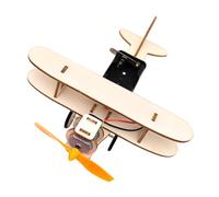Gogogmee Kit di Modellismo Aeroplano in Legno da Assemblare Manuale Giocattolo Educativo DIY per Sviluppo Capacità Osservazione e Pensiero Analitico Scientifico per Attività Scolastiche
