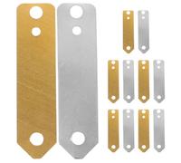 Gogogmee Kit Elettrodi Rame e Zinco 12 Pezzi per Esperimenti Scientifici Batterie di Frutta, Strisce Galvaniche Stabili, Anodi per Progetti Educativi e Attività di Laboratorio Sicure