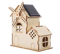 Gogogmee Kit Gioco Educativo Mulino Vento Solare in Legno per Progetto Scientifico Stem per Ragazzi e Ragazze Gioco Te per Sviluppo Manuale e Cognitivo Materiale Sicuro e Facile da