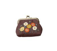 Gogogmee Kit Per Ricamo A Mano Con Portafoglio Da Donna Ricamo Per Donna Con Motivo Floreale